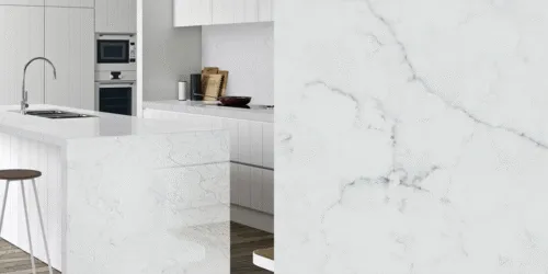 Quartz Aquitaine Blanca, 2 cm, Alb