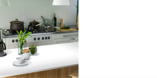 Quartz Blanche, 2 cm, Alb