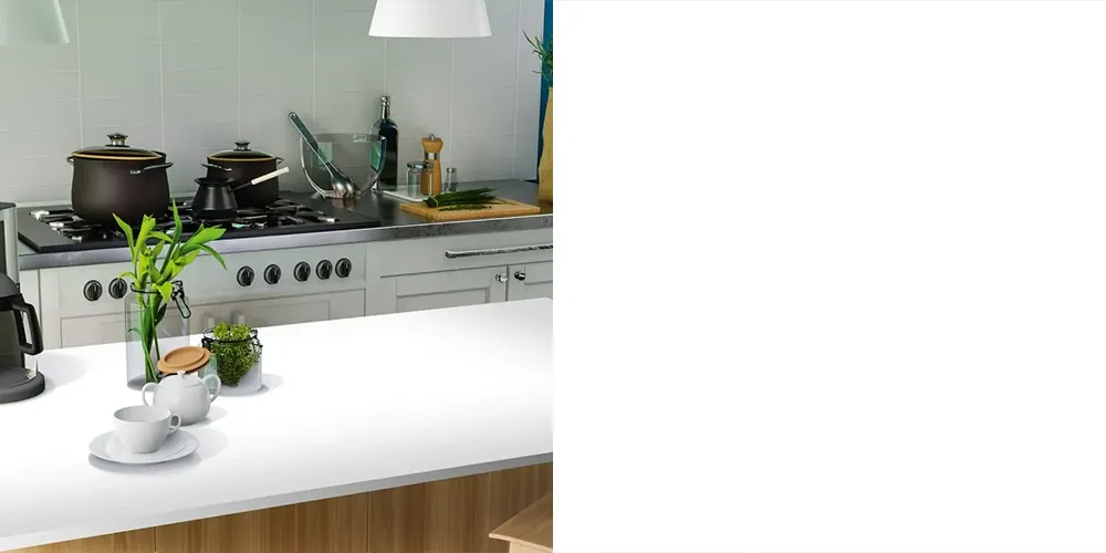 Quartz Blanche, 2 cm, Alb